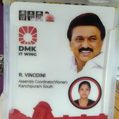 @DMKITwing செய்யூர் தொகுதி தகவல் தொழில்நுட்ப ஒருங்கிணைப்பாளர் (மகளிர்) Belongs to the Dravidian Model