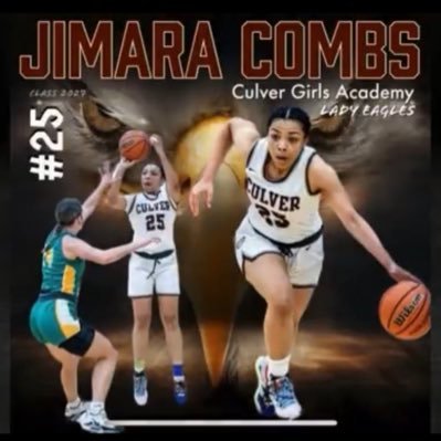 Jimara Combs 🏀||C/O 2027|| 4.0 gpa/ From Moline, I.L. AAU Team Lady Martin Bros 16 U S40. School: Culver Academy Indiana