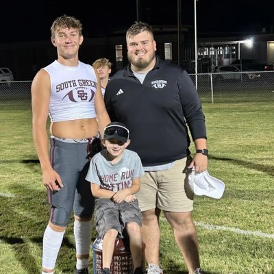 student at ETSU offensive line coach at Cherokee high school