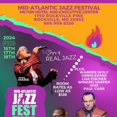 The Metropolitan Wash.DC area's premier winter jazz festival! The Standing Up for Real Jazz! February 16th-18th The Year of the Big Band! We Be Swingin’