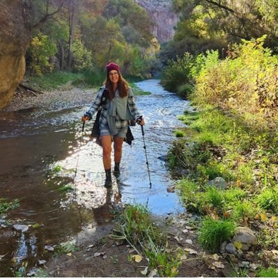 I hike, I snow-shoe, I love nature, poetry, all things furry and four-legged.
