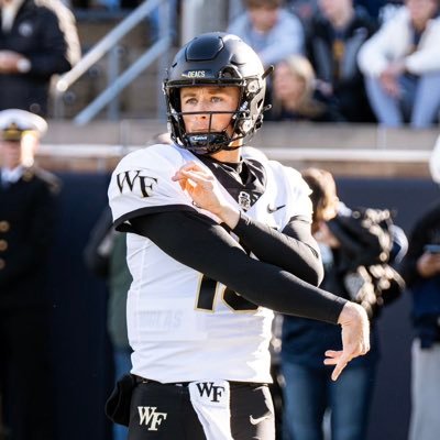 Quarterback. Wake Forest University 🎩