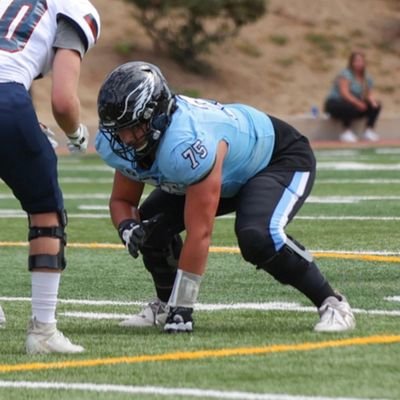 Cabrillo College (JC)  |  Offensive Tackle/ Guard  |  6'3''  |  270lbs |  H.S. GPA: 4.0  |  C/O 25' 3 for 4