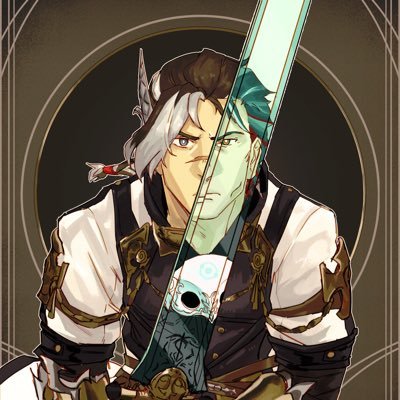 Pfp by @Saifoqu Strong of arm, big of heart, and dumb of ass. Dagg Allfield in #FFXIV He/Him