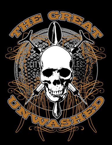 The Great Unwashed is a collaboration between skateboarding legend Duane Peters (US Bombs, Die Hunns) and producer / composer Greg Kuehn (TSOL, Bob Dylan).