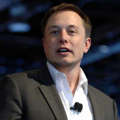 The founder, CEO and chief engineer of SpaceX; angel investor, CEO and product architect of Tesla, Inc.; owner and CEO of Twitter