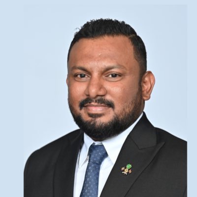 Minister of State for Defence | Senator - Progressive Party of Maldives | Former Director - Fenaka Corporation | Former Coordinator - Minsitry of Tourism