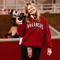 Photographer for Arkansas Football Creative Media 📸 Support Women in Sports!