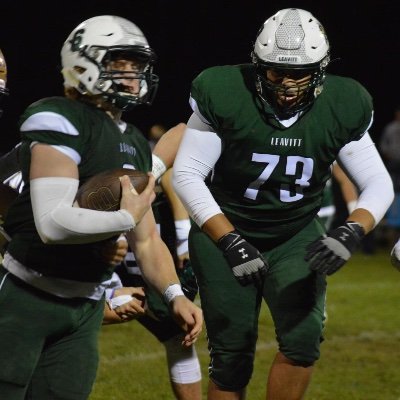 |ME| Leavitt Area High School 25’| Football DT/T| 6’1 280lbs| #73| 3.30 GPA| 2022 and 2023 state champions|