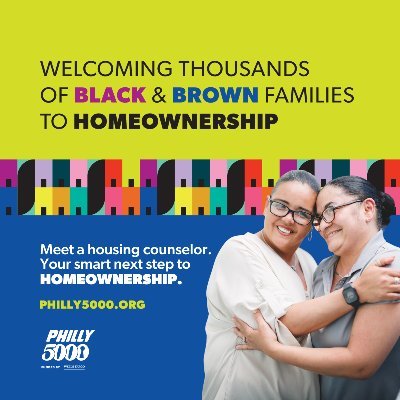 Philly5000 is a comprehensive, wealth-building campaign designed to reach 5,000 new Black and brown homewoners in the city of Philadelphia.
