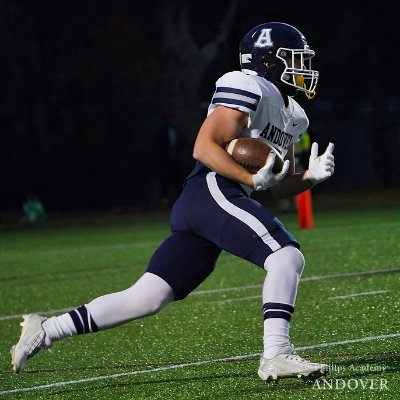 6' 210 | ATH | Phillips Academy '24
NEPSAC All League First Team ATH |
5857 Career Yards | 70 Touchdowns |
Cell 978-954-4521