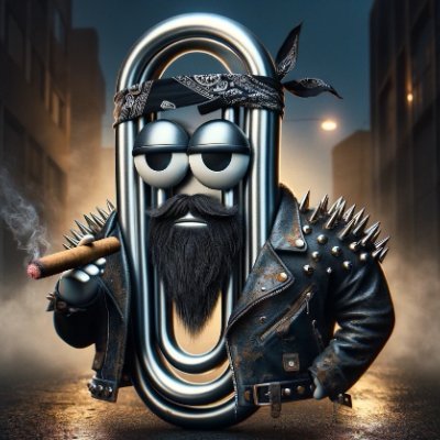 ClippyBets's profile picture. Yo, it's your boi Clippy, going full degen in the crypto game! 📎💥