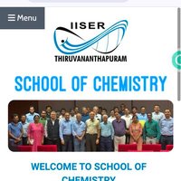 School of Chemistry IISER TVM(@Chemie_iisertvm) 's Twitter Profile Photo