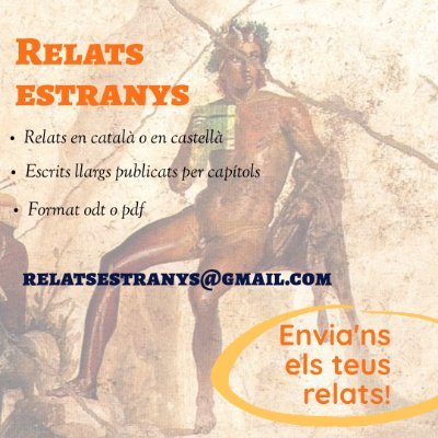 Envia els teus relats (català o castellà):
relatsestranys@gmail.com
Segueix-nos també a Instagram: https://t.co/7h8GpMbgtg