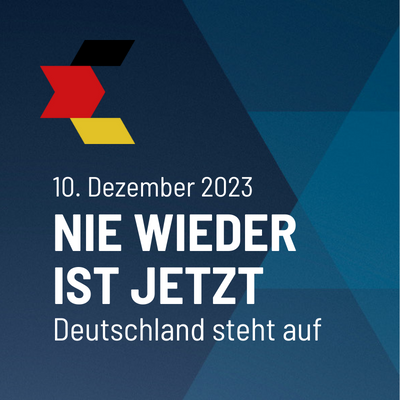 Solidaritätsveranstaltung am 10.12.23
FÜR ein friedliches und respektvolles Miteinander.
GEGEN Antisemitismus, Rassismus und Fremdenfeindlichkeit.