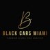 Black Cars Miami (@blackcarsmiami) Twitter profile photo
