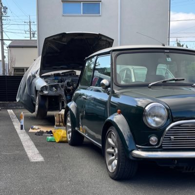 HR32 classic mini レストア sr20スワップ中