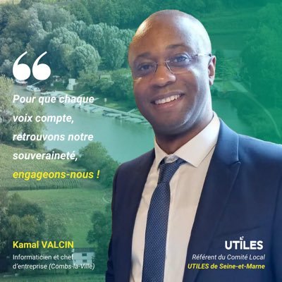 Référent @AssoUTILES_77 Seine-et-Marne. Candidat aux élections législative dans la 9ème circo de Seine-et-marne, Ecrivain, Entrepreneur. @AssoUTILES #utiles