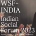India Social Forum 2023 (@_isf_2023) Twitter profile photo India Social Forum 2023 (@_isf_2023) Twitter profile photo