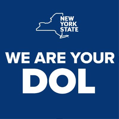 Twitter oficial del Departamento de Trabajo del estado de Nueva York (NYS DOL). Brindando ayuda y apoyo a nuestra comunidad. También visitanos en: @NYSLabor