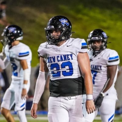 C/O 2024 | DE | New Caney HS | Height - 6”0 | Weight - 220 | All District 1st Team | GPA 3.8 | 3 Year Varsity Starter |