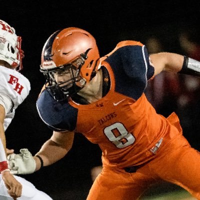 Briar Woods High School 25’ VA 3.8 GPA 6’1”MLB/FB 220lbs All-State All-Region LB NCAA ID# 2209665248 multi sport athlete football/lacrosse