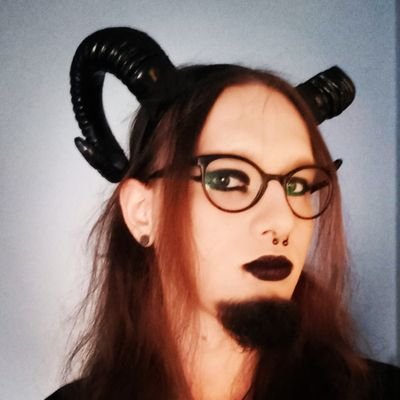 Heluva666's profile picture. ⛧🜏 Hail Satan 🜏⛧ 🏳️‍⚧🏳️‍🌈 Ⓐ⚧⚨🚩🏴 ↙↙↙