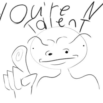 does art sometimes, mostly does music, and is not active for months at a time. (Professional Goober)