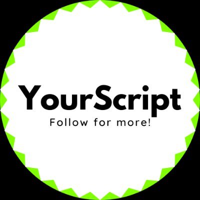 - Instagram: ( @YourScript.Official )
- YouTube : ( @YourScript.Official )
- Twitter : ( @YourScript0 )