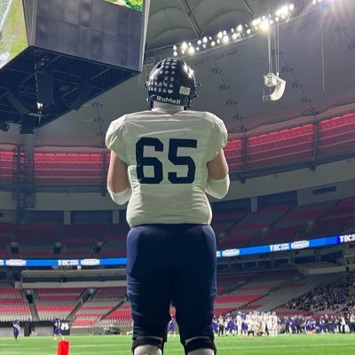 BrodyMunro65's profile picture. C/O 2024🇨🇦 |6’6” 315 LBS| OT | 3.8/4 GPA| #1 O Lineman in BC | GW Graham Secondary | 2x U18 Team BC | Western Canada All Star⭐️| 2x AAA Provincial All Star|