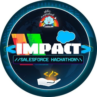 Impact Hackathon is a community event for @Salesforce  

A Salesforce Challenge Driven Virtual Hackathon 🏆

Queries @smritiworld @TarunDevops @NripeshJoshi97