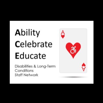 Ability, Celebrate, Educate. Staff network for staff and volunteers at @AlderHey with disabilities and long term conditions.