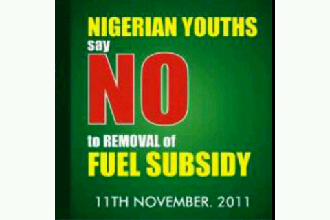 Nigerian Youth Say No to Fuel Subsidy Removal.