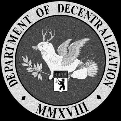 Department of Decentralization is a collective of people from crypto, decentralization and peer-to-peer communities in Berlin; next @ETHBerlin May 24-26, 2024.