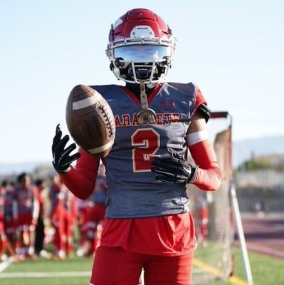 Paraclete Highschool | Class of 24’ | DB | WR | 140 lbs | 5’9 | 3.0 GPA | Instagram @__2skii | 2135858923 |