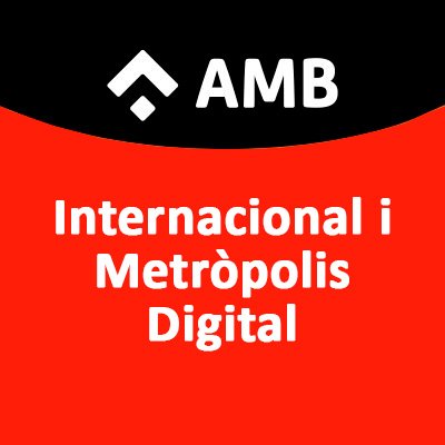 Perfil oficial de l'Àrea d'Internacional i Metròpolis Digital de l'Àrea Metropolitana de Barcelona (AMB) International Relations and Digital Metropolis