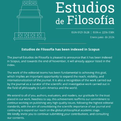 Revista de @filosofiaUdeA
Publicación electrónica semestral de acceso abierto.