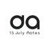 15 July Notes (@15julynotes) Twitter profile photo