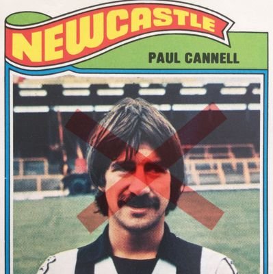 Long time NUFC fan ⚫️⚪️⚫️. I'm not (former NUFC player) Paul Cannell.
But f'in hell, his terrace song made me laugh every time!