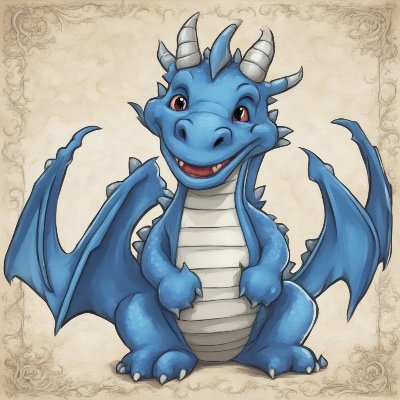 Billy Blue, the Big Friendly Dragon, says 