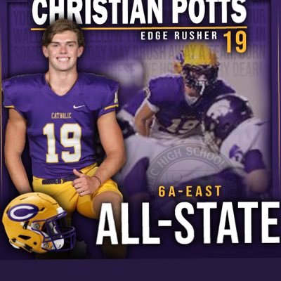 Catholic High Football #19,  All-State, Team Captain, Defensive End/OLB , 6’1, 185 28 ACT, 3.87, top 3 in sacks in  Arkansas