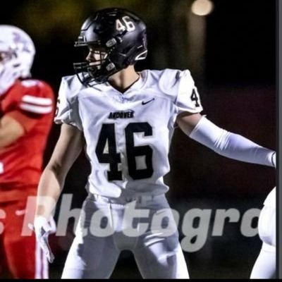 | Andover High school 2026 | 3.65 gpa | 6'0 | 180lbs | Football OLB |