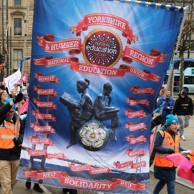 National Education Union, Yorkshire and Humber Region.  Nearly 42,000 members and growing. Join us and join in. 
https://t.co/F47LXy9RRL