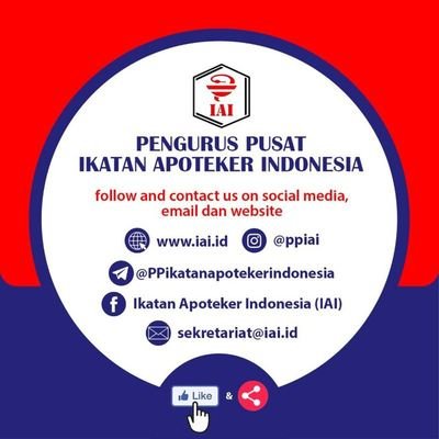 Akun resmi Pengurus Pusat Ikatan Apoteker Indonesia