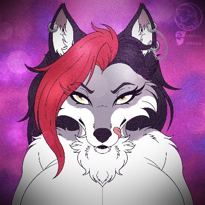 https://t.co/xNRig8TM8S
Furry artist and designer freelancer. 🔞🎨 
⛧ 31 ⛧ Mommy wolf 💖🐺 🇦🇷【SHE/HER 】🏳️‍⚧️ My love @Amy_lwl💖🐰
✨Emergency commisions!✨