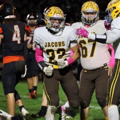 (2025 Grad) Jacobs High School / 2 sport athlete (3.7 GPA) /5’11 180 lbs DB / OLB Luke21_44@outlook.com