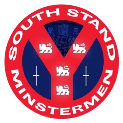 “South Standers. Providing promotion standard atmosphere since 2021” - Tony Cole. @RyanBrookes23 for logo. #YorkSouthStand