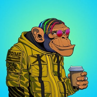 Just Lucky Crypto Ape . Chimp from Ukraine  🌊