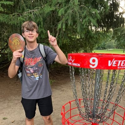 Disc Golfer.