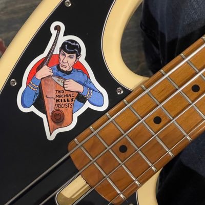 #BlackLivesMatter #FreePalestine #NotMeUs #Socialist #AntiFascist #StarTrek (He/Him, 38) Anti-Christofascists @SmorgasBorgPod Bass player #Bassist